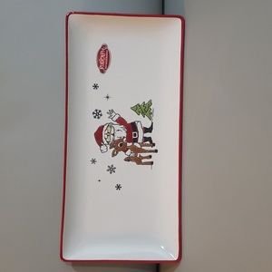 Rudolph the Red Nose Reindeer Classic Ceramic Serving platter NWT
